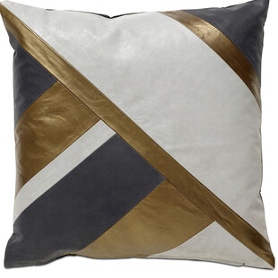 几何拼色抱枕
