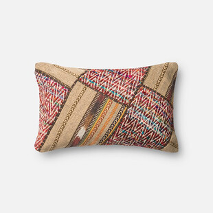 复古拼布风长方形抱枕