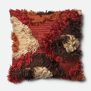 多彩流苏装饰抱枕