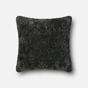 深灰色花纹抱枕