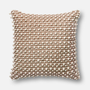 米色编织纹理方形抱枕
