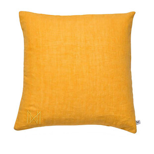 黄色简约方形抱枕
