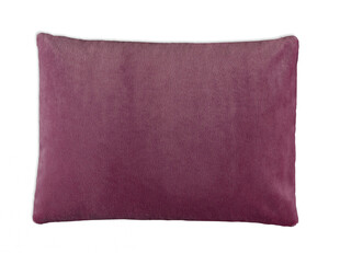 紫色绒面抱枕