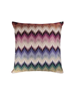 多彩波浪纹抱枕