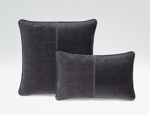 深灰色简约抱枕两件套
