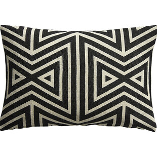 几何图案黑白抱枕