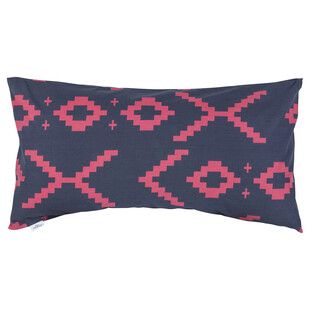 几何图案深蓝色抱枕