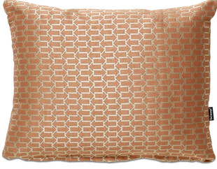几何图案橙色抱枕