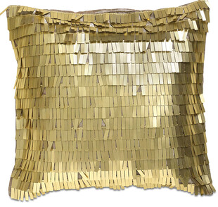 金色亮片装饰抱枕