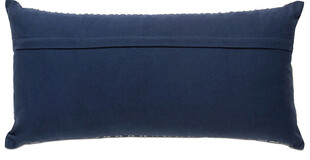深蓝色长方形抱枕