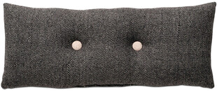 深灰色带扣装饰抱枕