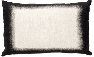 黑白渐变边框抱枕