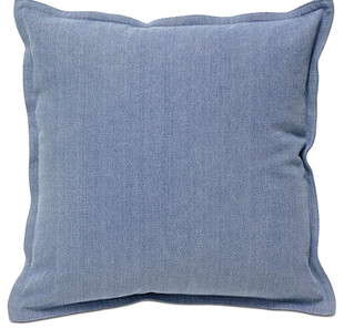 蓝色简约方形抱枕