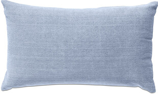 浅蓝色亚麻抱枕