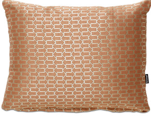 几何图案棕色抱枕