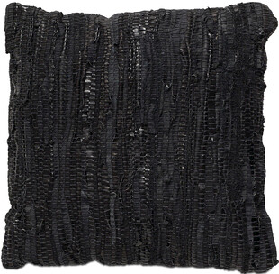黑色针织纹理抱枕