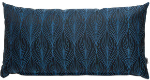 蓝色几何图案长形抱枕