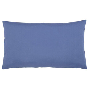 蓝色长方形抱枕