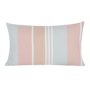 条纹拼色长形抱枕