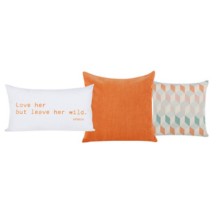 多彩抱枕组合展示