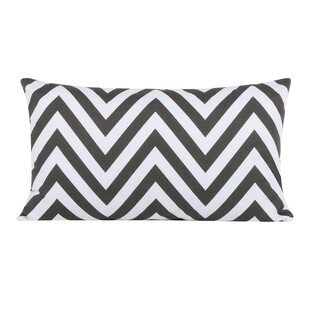黑白锯齿纹抱枕