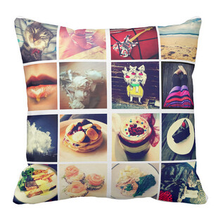 多彩美食拼图抱枕