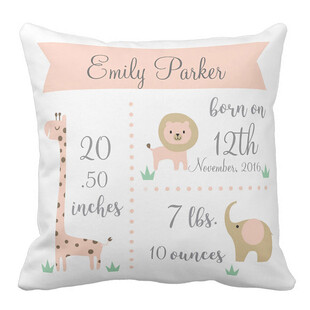 婴儿成长纪念枕