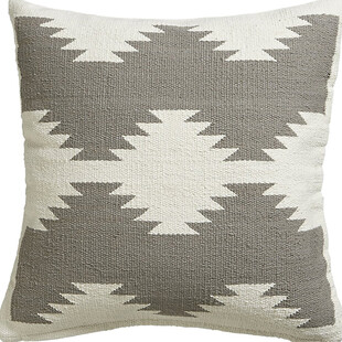 几何图案灰白抱枕