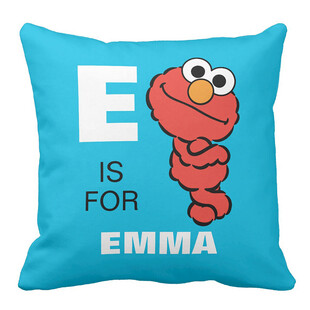 蓝色艾摩主题定制抱枕