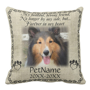 个性化宠物照片抱枕