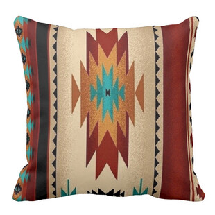 波西米亚风几何图案抱枕