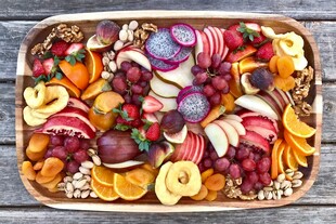 缤纷水果拼盘视觉盛宴