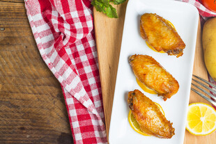 美味柠檬烤鸡翅