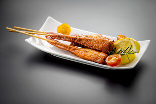 美味炸串摆盘展示