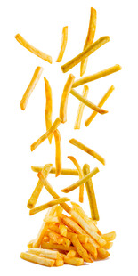 飞舞的美味香脆炸薯条