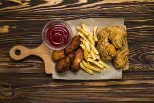 美味炸鸡薯条套餐