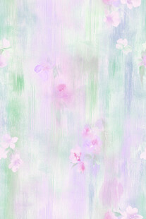 梦幻淡彩花卉背景图