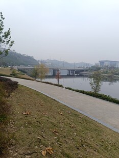 湖边漫步道风景