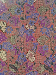 多彩精美传统刺绣布料