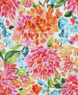 缤纷花卉图案纹理背景