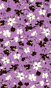紫色花卉图案背景纹理