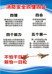 消防安全四懂四会
