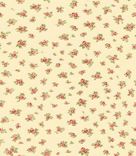 复古碎花图案布料纹理