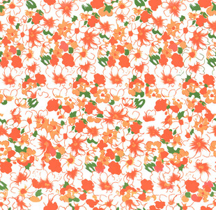橙色碎花图案背景纹理