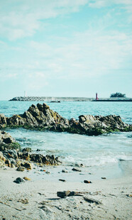 海边礁石风景