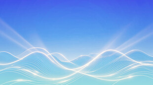 梦幻蓝色动感线条背景