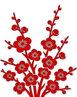 国潮桃花姻缘灵验设计