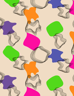 多彩钥匙扣图案设计