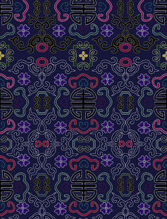 多彩几何抽象图案纹理