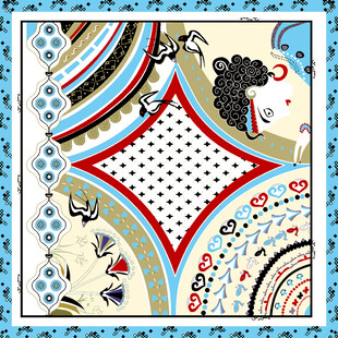 复古风几何图案装饰画